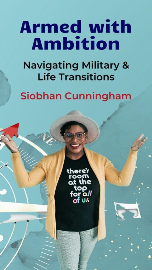 Siobhan standing with a welcoming smile and arms outstretched. Wearing a black shirt with the phrase "There's room at the top for all of us". Yellow sweater and pink wide-brimmed hat. Compass in the back ground with nautical themes.